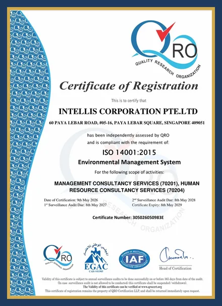 ISO 14001:2015 — Singapore